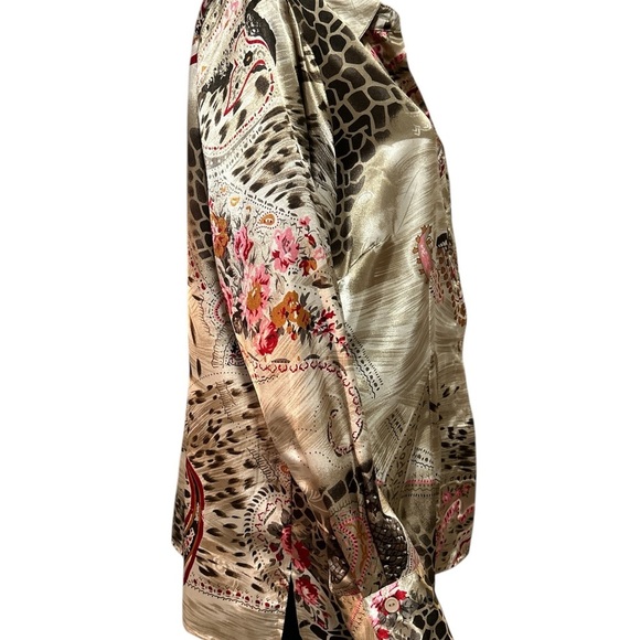 Paisley Print Button-Up Shirt - Picture 3 of 5